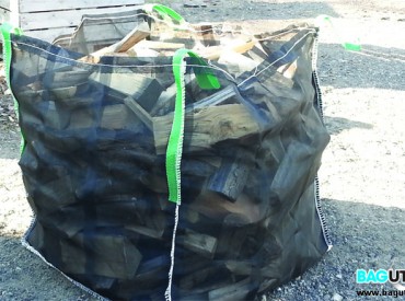 Big bag ventilé pour le bois de chauffage