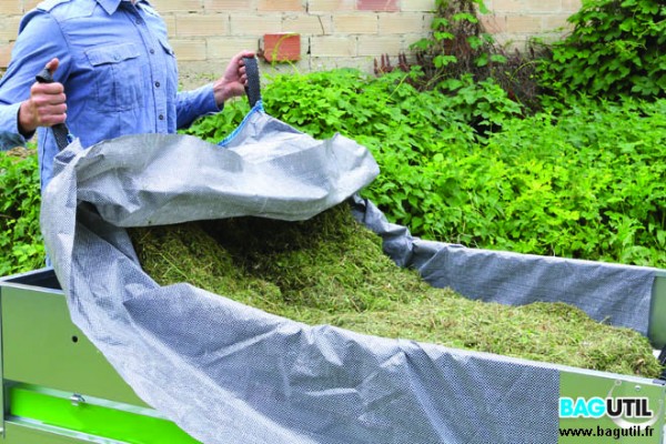 SAC DE JARDIN fabriqué en FRANCE - 250 L végétaux et déchets verts / en  STOCK sur BAGUTIL