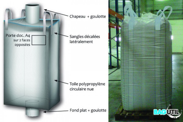 Big bag plasturgie 2100 L